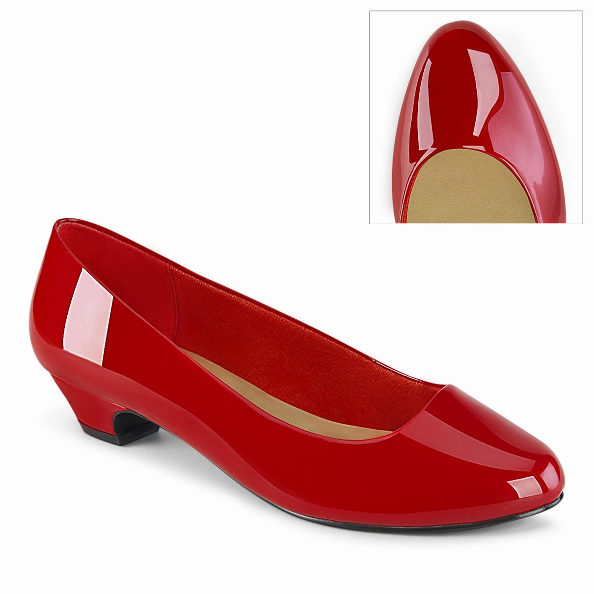 1 1/4" Block Heel Pump (GWEN-01) Western High Heels