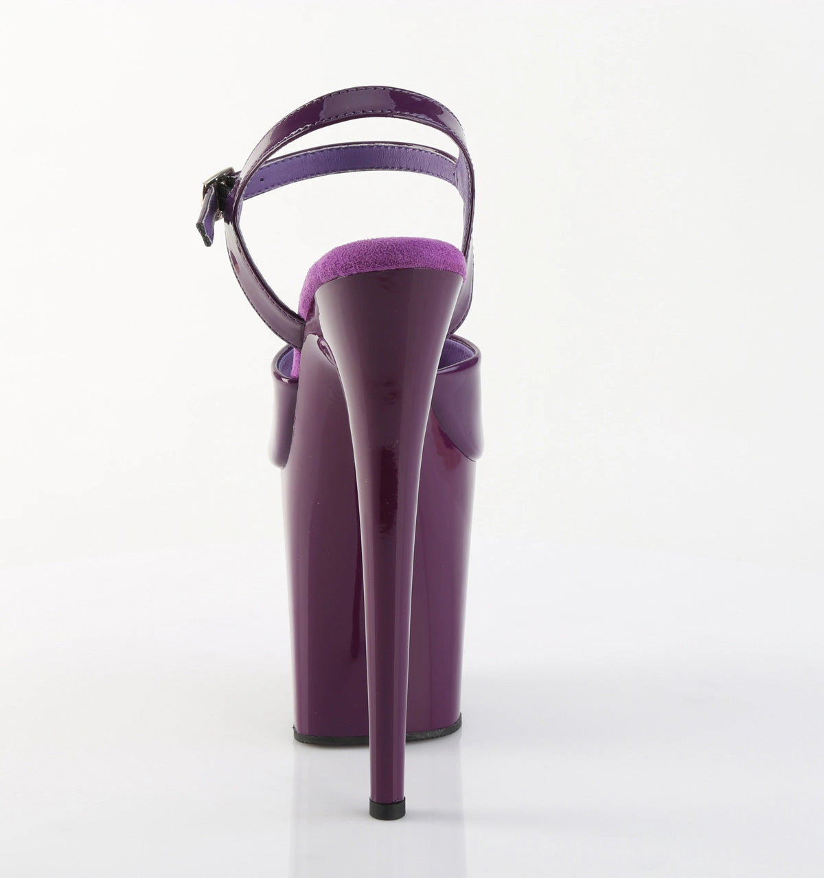 8 Inch Heel FLAMINGO-809 Purple The Low Spark Of High Heeled Boys