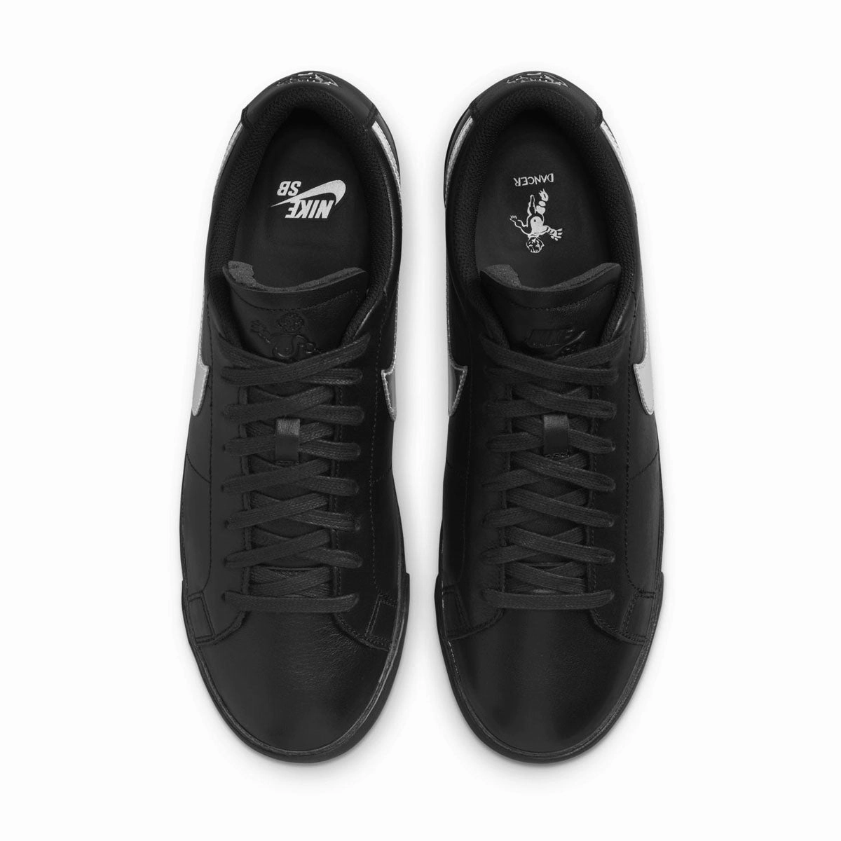 Create Your Own Shoes Nike '  Dancer Skateboards SB Zoom Blazer Low 'Black Metallic Silver'