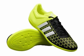 adidas ACE 15.3 IN Indoor Soccer Shoes Black/White/Yellow Adidas 360 Shoes