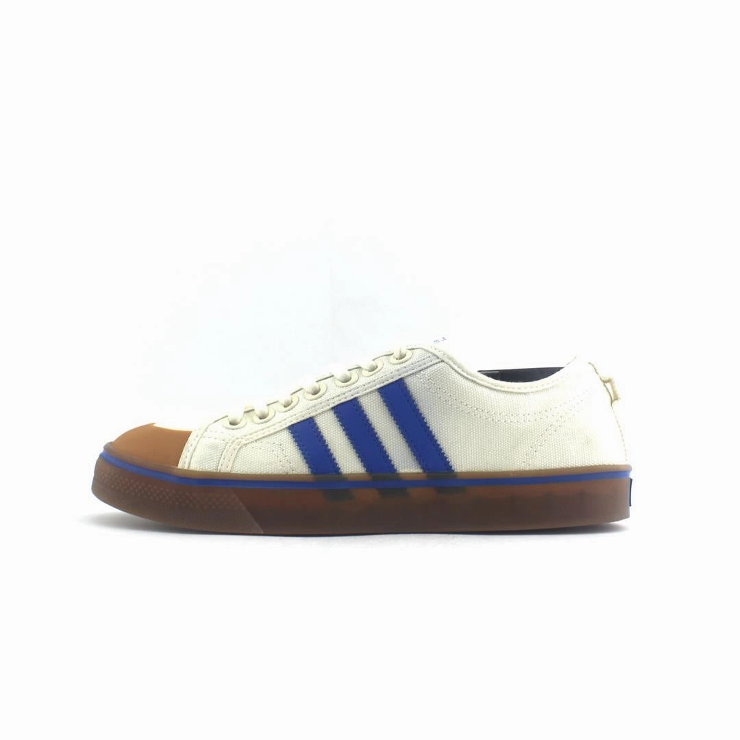 ADIDAS NIZZA WHITE BLUE Shoes For Casual Trousers