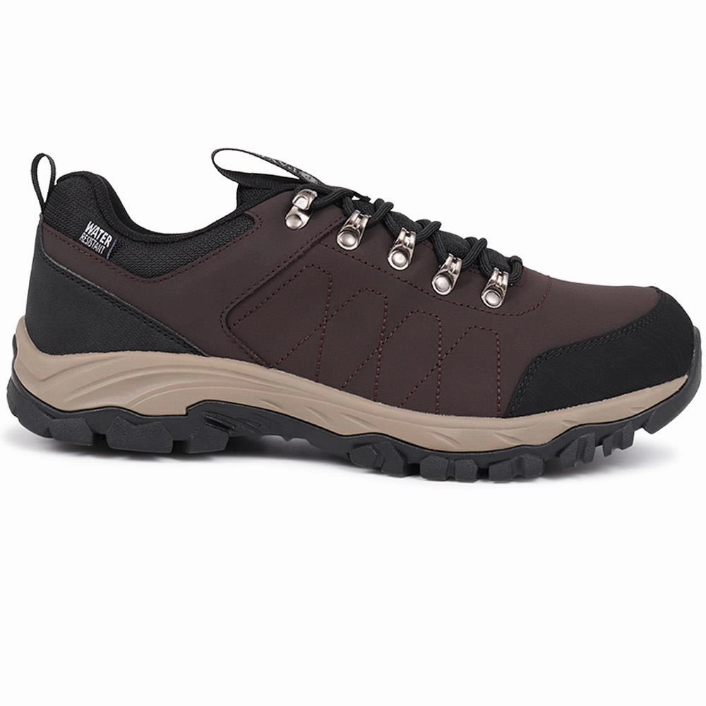Terrex Mid Rain Rdy Hiking Shoes Lace-Up Trainers  - SUNCH40001 / 325 725 - Dark Brown