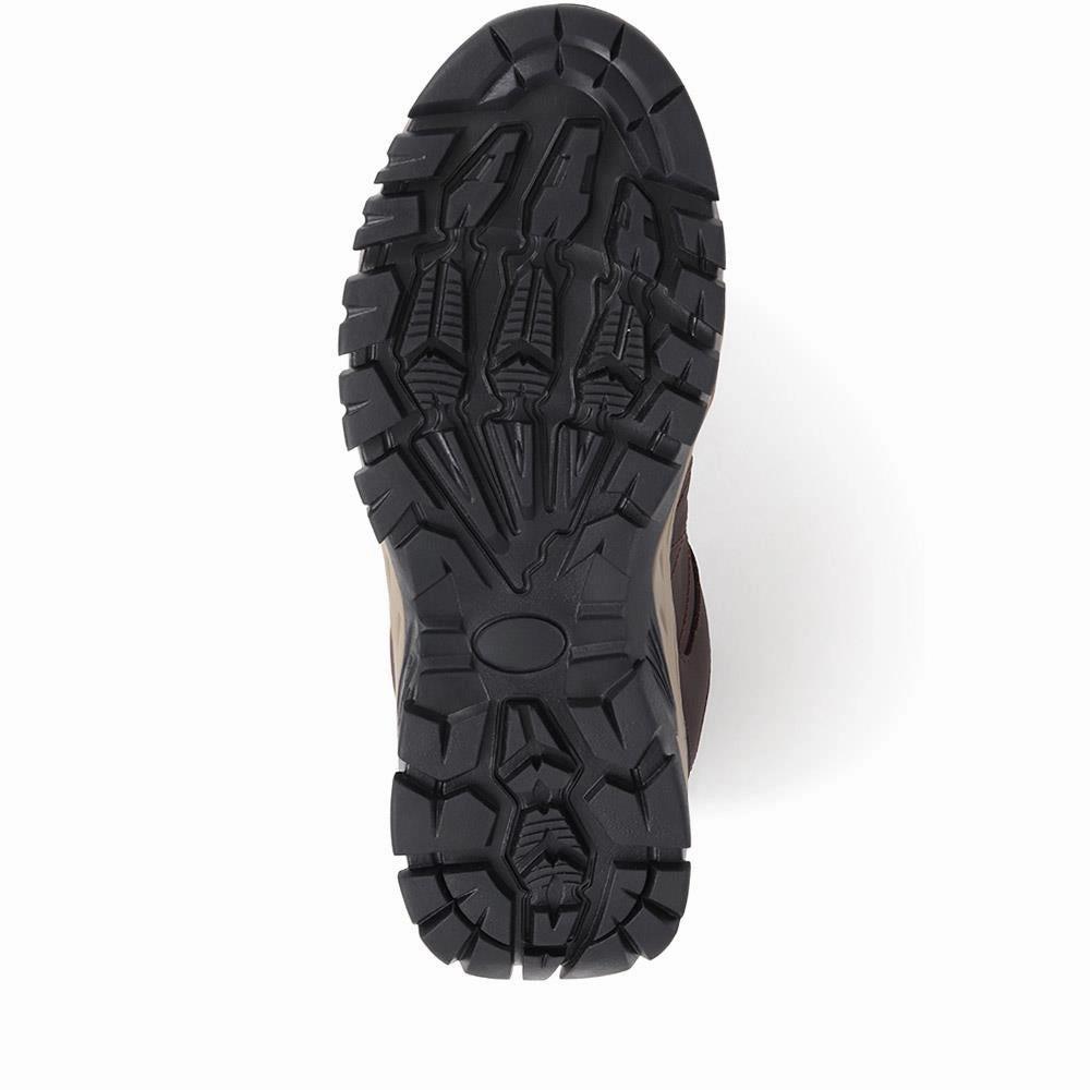 Hiking Shoes How Much Toe Room Lace-Up Trainers  - SUNCH40001 / 325 725 - Dark Brown