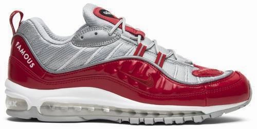Costliest Nike Shoes Men NIKE Air Max 98 Supreme Varsity Red