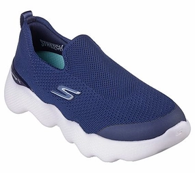 SKECHERS GO WALK MASSAGE FIT - TIDAL - 124906 - NVY Popular Walking Shoes