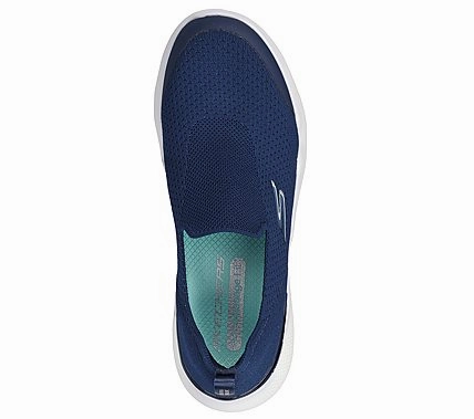 SKECHERS GO WALK MASSAGE FIT - TIDAL - 124906 - NVY Walking Slip On Shoes