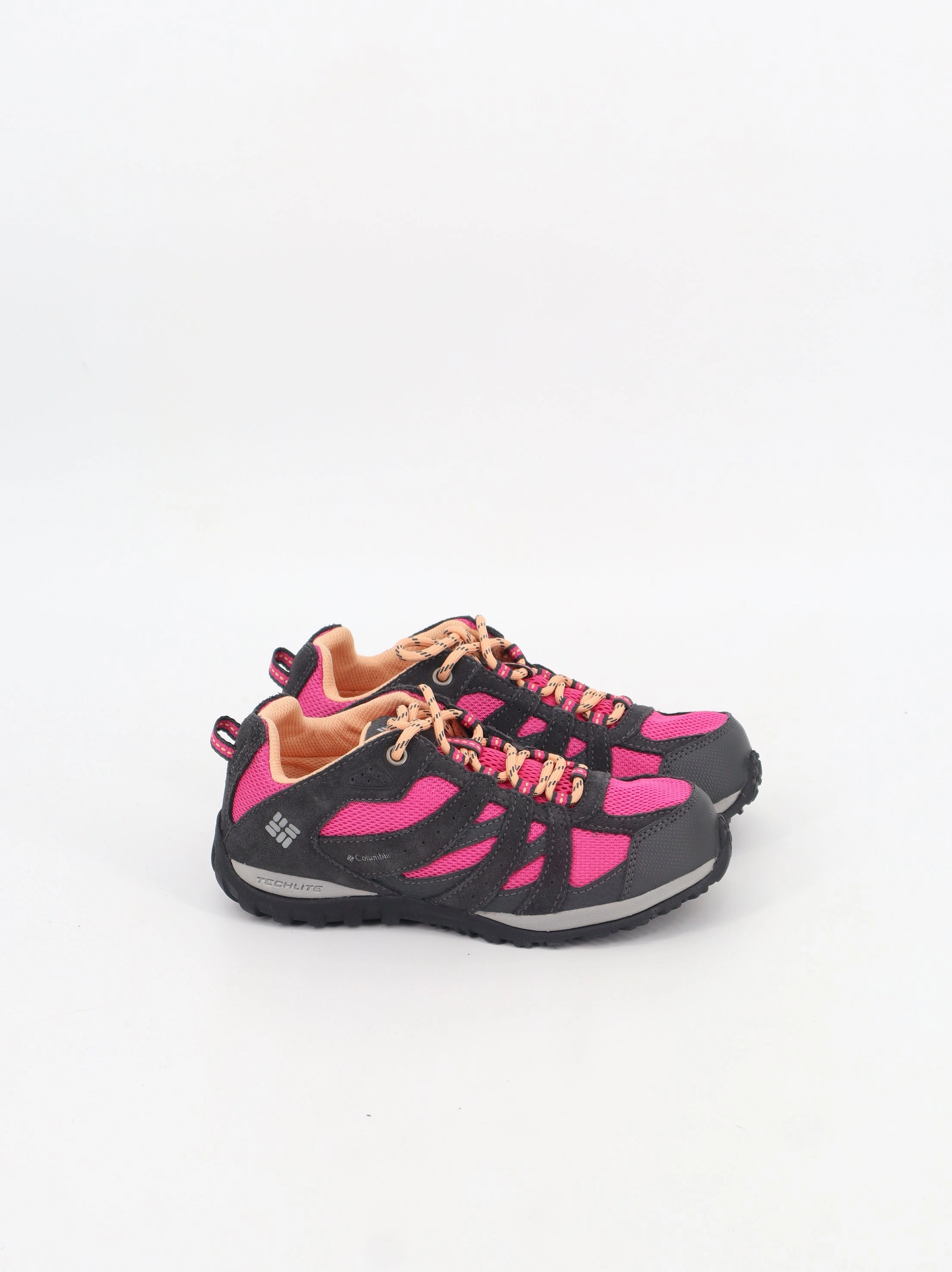 Kids Girl's Textured Hiking Shoes,Grey/Pink Hiking Shoes Price In Pakistan