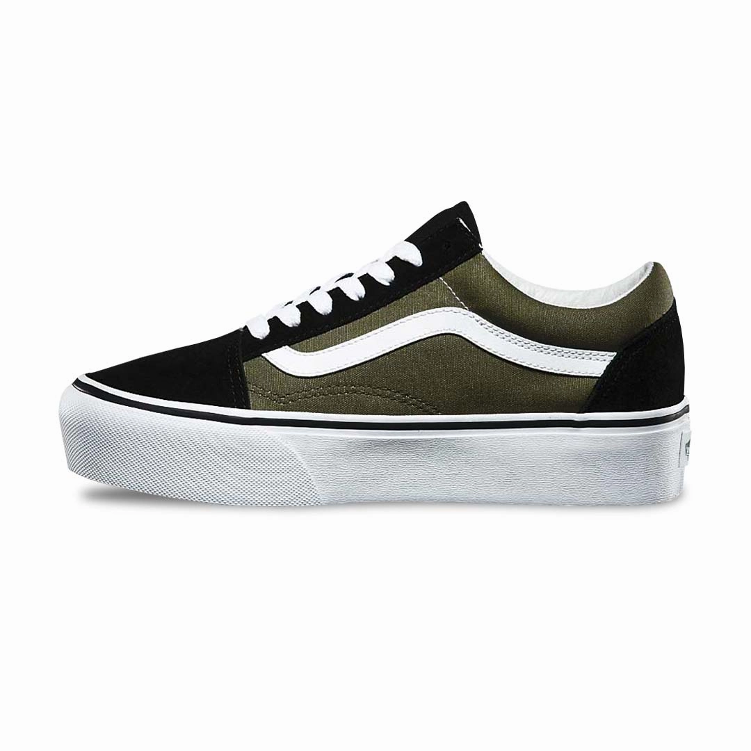 Vans - Unisex Old Skool Platform Shoes (3B3U0FI) Leather Slip On Shoes Casual