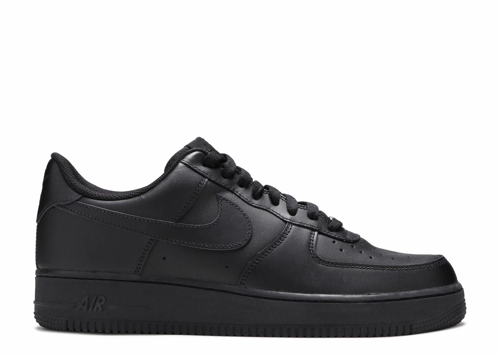 Nike Grey Tennis Shoes Air Force 1 '07 "Triple Black" (Myrtle Beach Location)