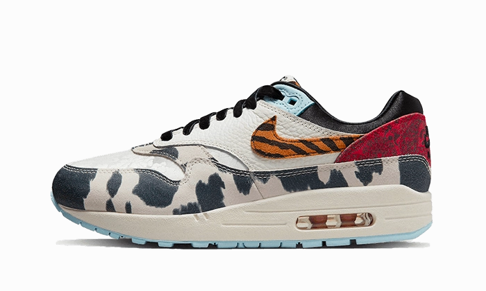 Air Max 1 '87 Tiger Swoosh Cow Print Shoes Nike Foamposite