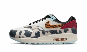 Nike Sprint Shoes Air Max 1 '87 Tiger Swoosh Cow Print