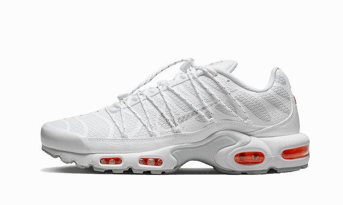 Nike Logo Shoes Air Max Plus Utility White Safety Orange