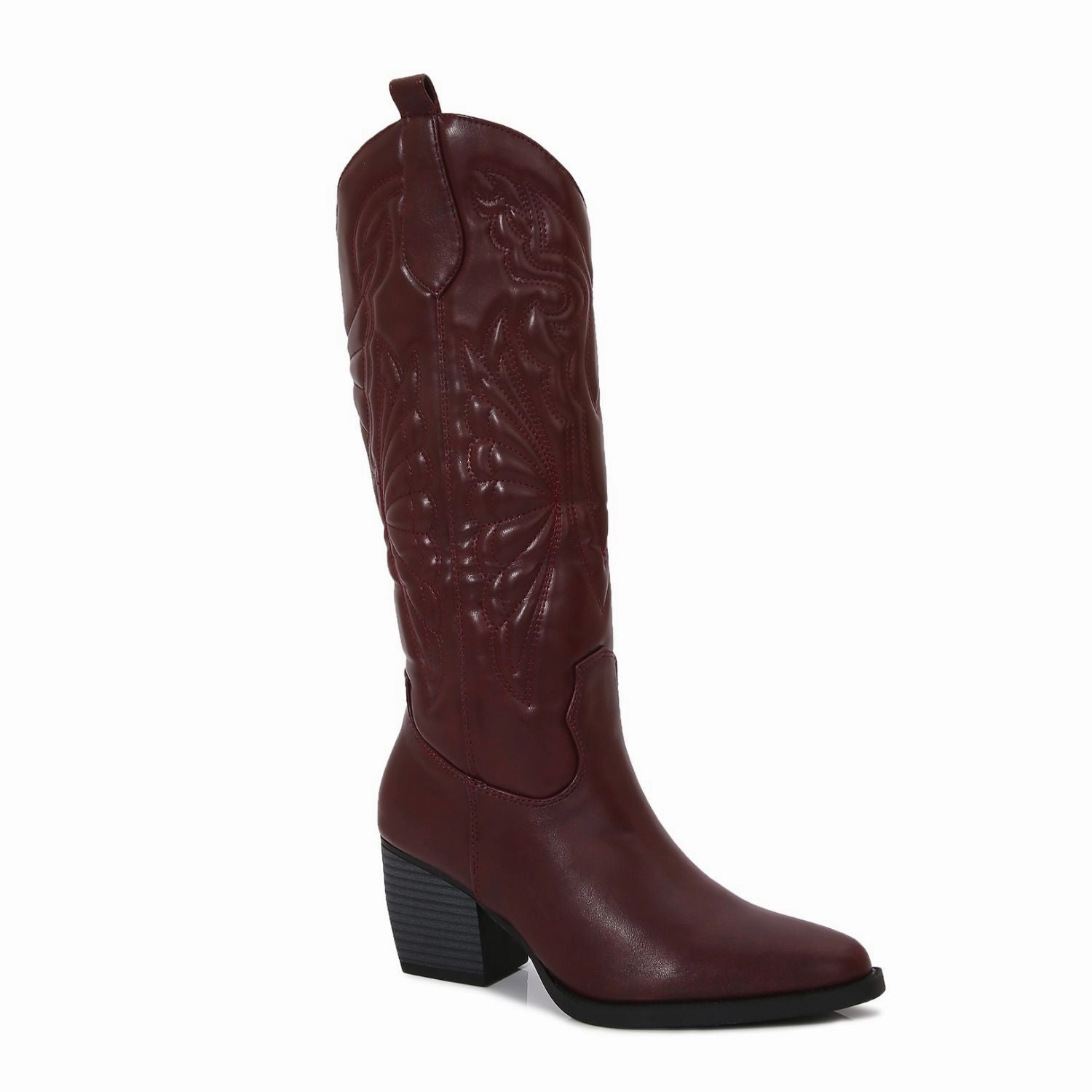 Texas Western Knee High Cowboy Boots