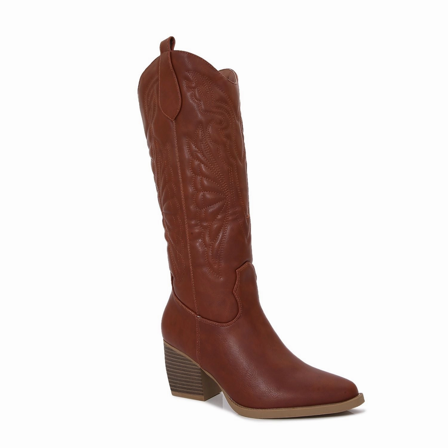 Texas Western Knee High Cowboy Boots