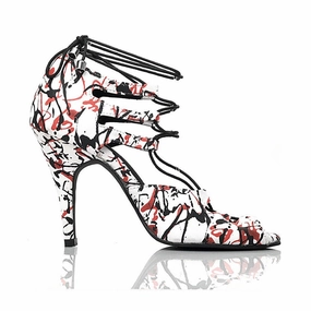 Alemana - Paint Splash - Adjustable Width Lace Up Latin Dance Shoes (Street Sole) Top 10 Casual Shoes Brands In World