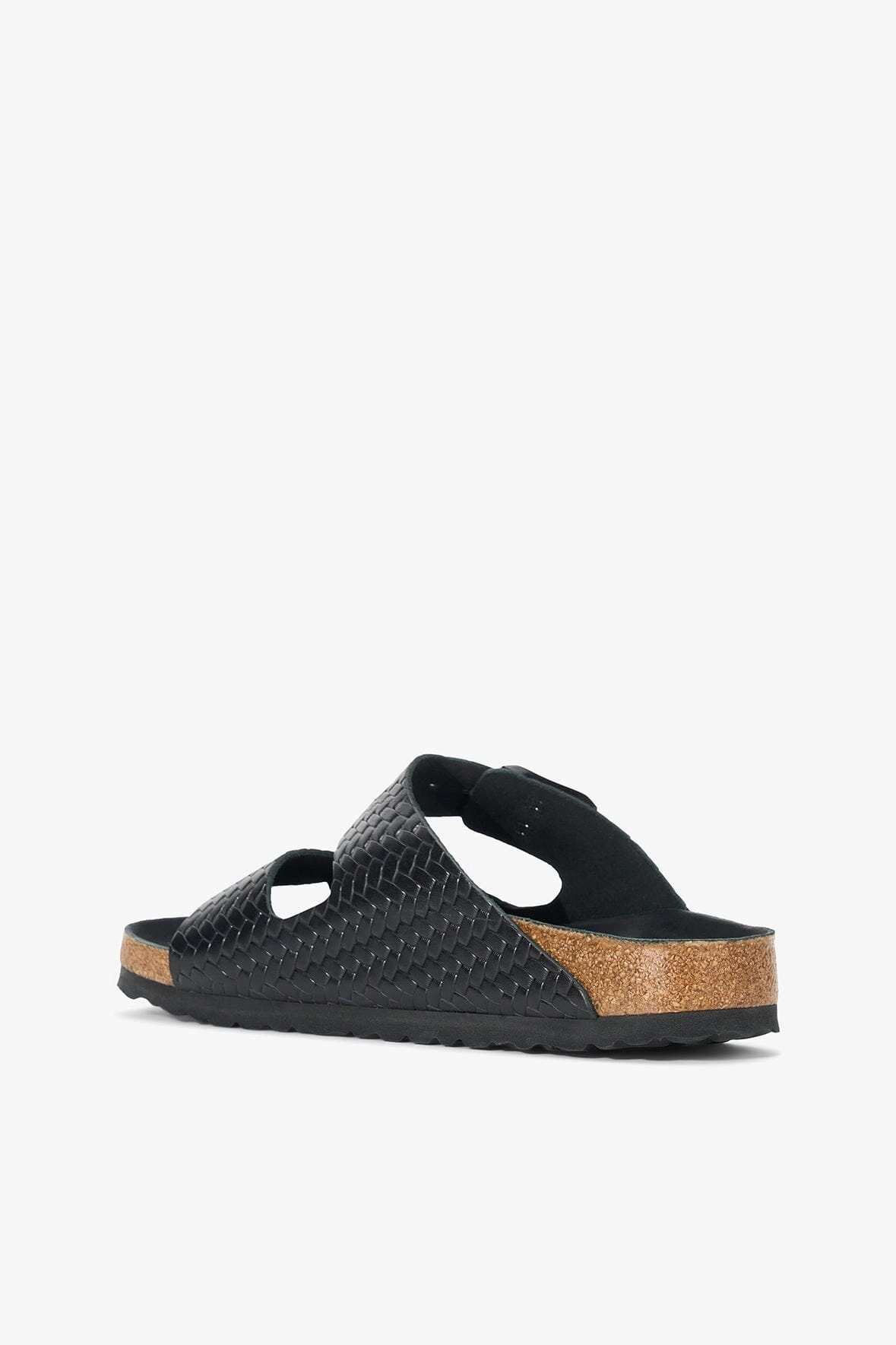 BIRKENSTOCK ARIZONA WOVEN EMBOSSED SANDAL | BLACK 40