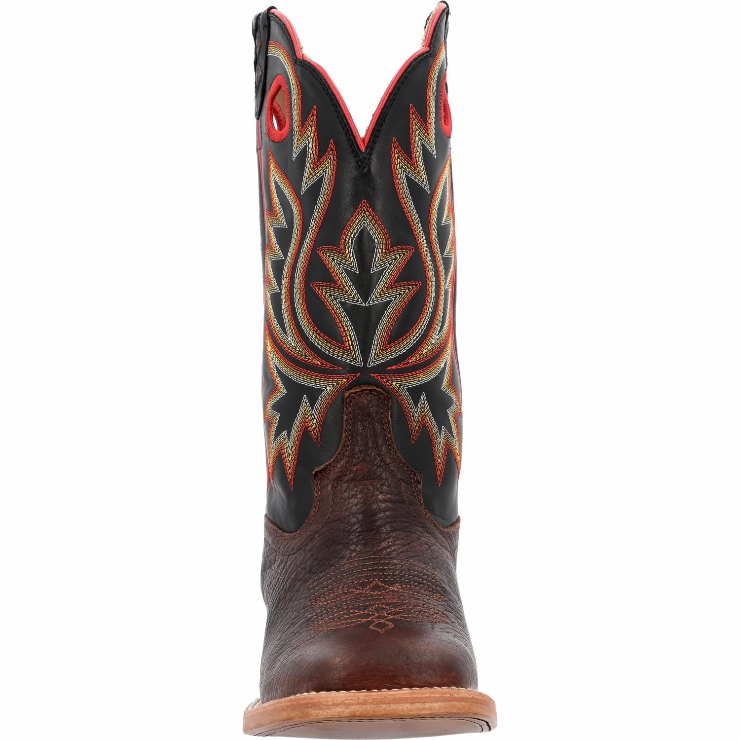 Durango Mens PRCA Western Chestnut/Black Eclipse Bullhide Cowboy Boots Cowboy Boots With Suit