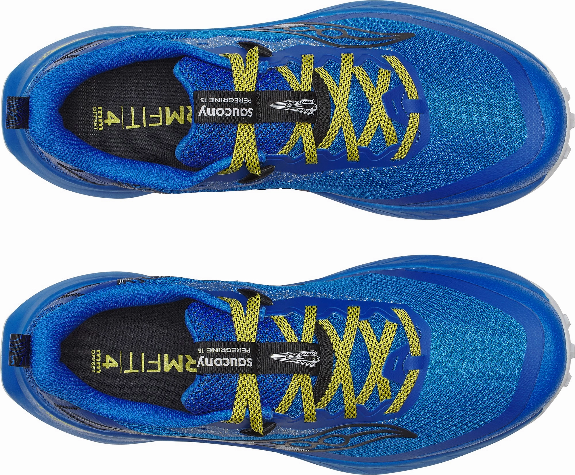 Best Trail Running Gore Tex Shoes Saucony Peregrine 15 Mens Trail Running Shoes - Blue