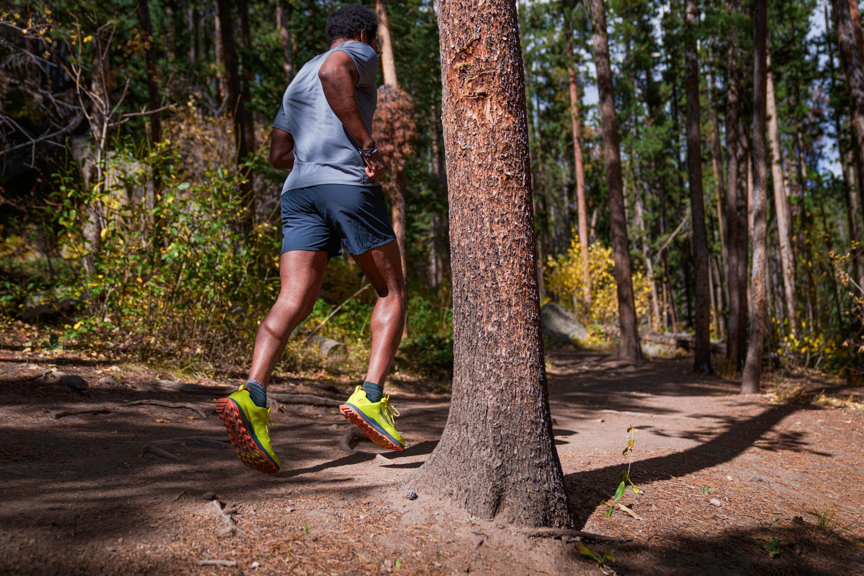 Trail Shoes 2022 Altra Lone Peak 8 Mens Trail Running Shoes - Yellow