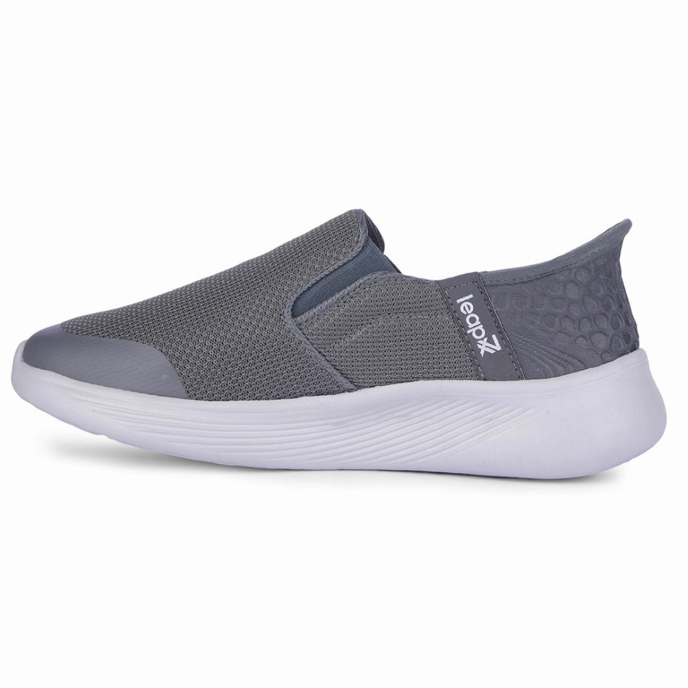 Best Walking Shoes 2025 Review Leap7x Dark Grey Sports Non Lacing Walking Shoes For Men EZZAR-1 By Liberty