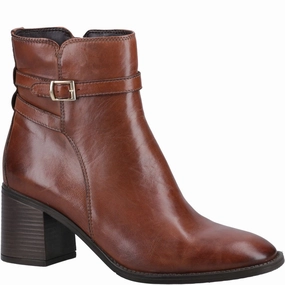 Brown Caitlyn Ankle Boots Wool Combat Boots