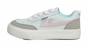 Shoes To Wear With Casual Dress WARRIOR Skateboard Shoes Women's Low top Blue Gray Pink