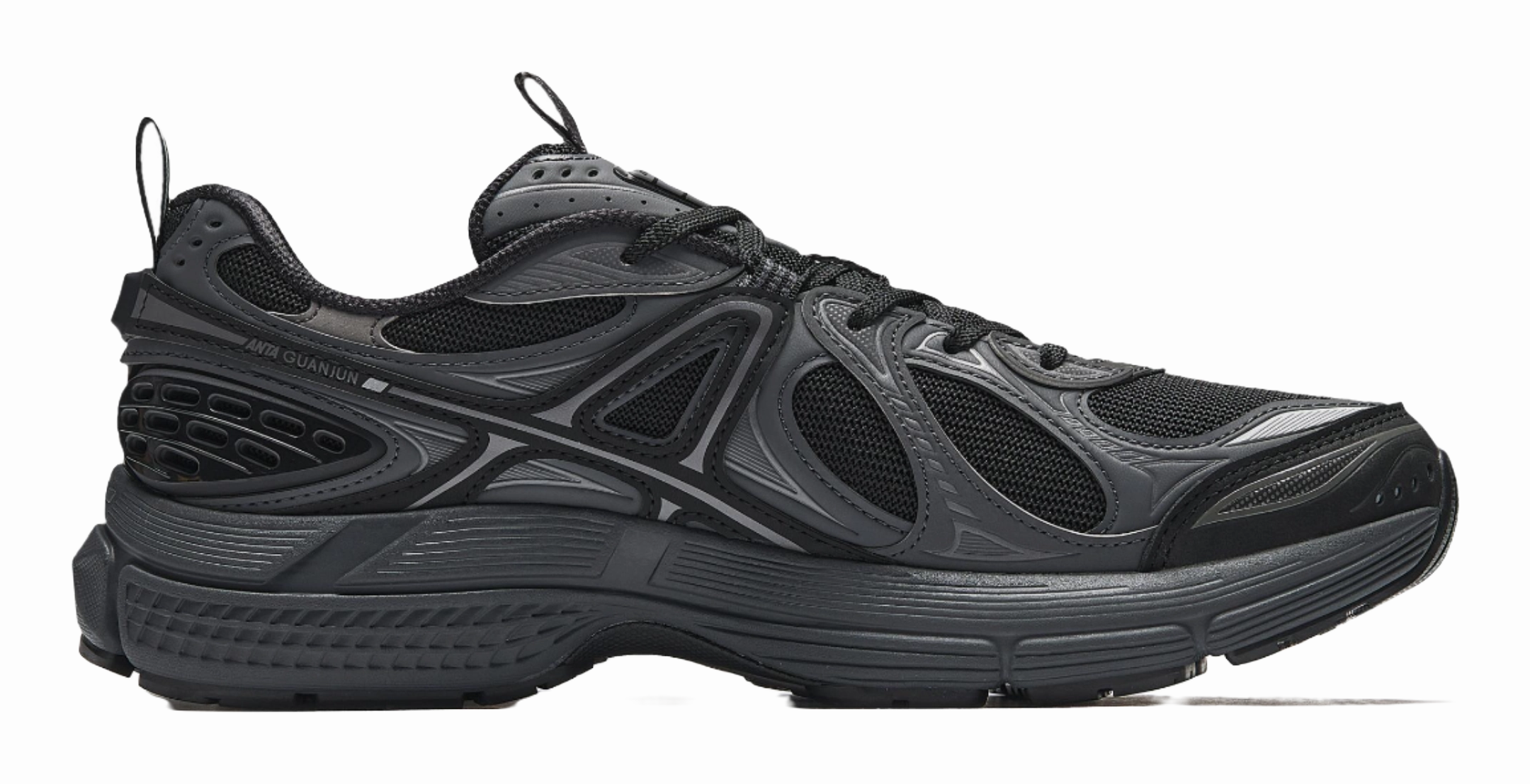 Anta Champion G02.2 Slip Resistant, Abrasion Resistant, Breathable Low top Casual Shoes Men's Black Gray White Dress Casual Shoes