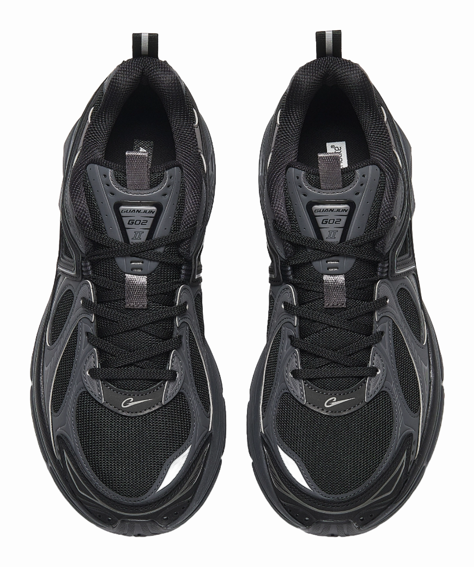 Anta Champion G02.2 Slip Resistant, Abrasion Resistant, Breathable Low top Casual Shoes Men's Black Gray Vortak Mono Casual Shoes