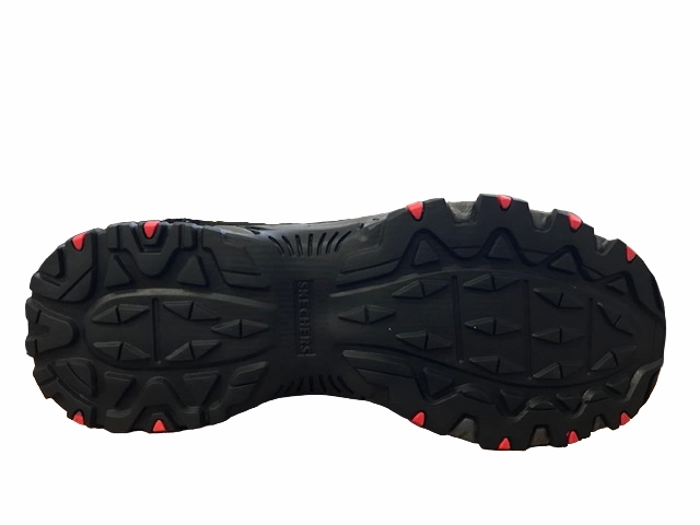 Skechers scarpa da Trail da uomo Hillcrest 237265/BKCC nero carbone Megagrip Trail Running Shoes
