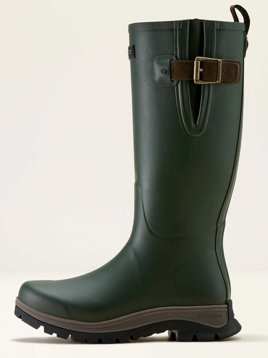 Vegan Winter Hiking Boots ARIAT Woodstock Rubber Boot - Mens - Olive Night