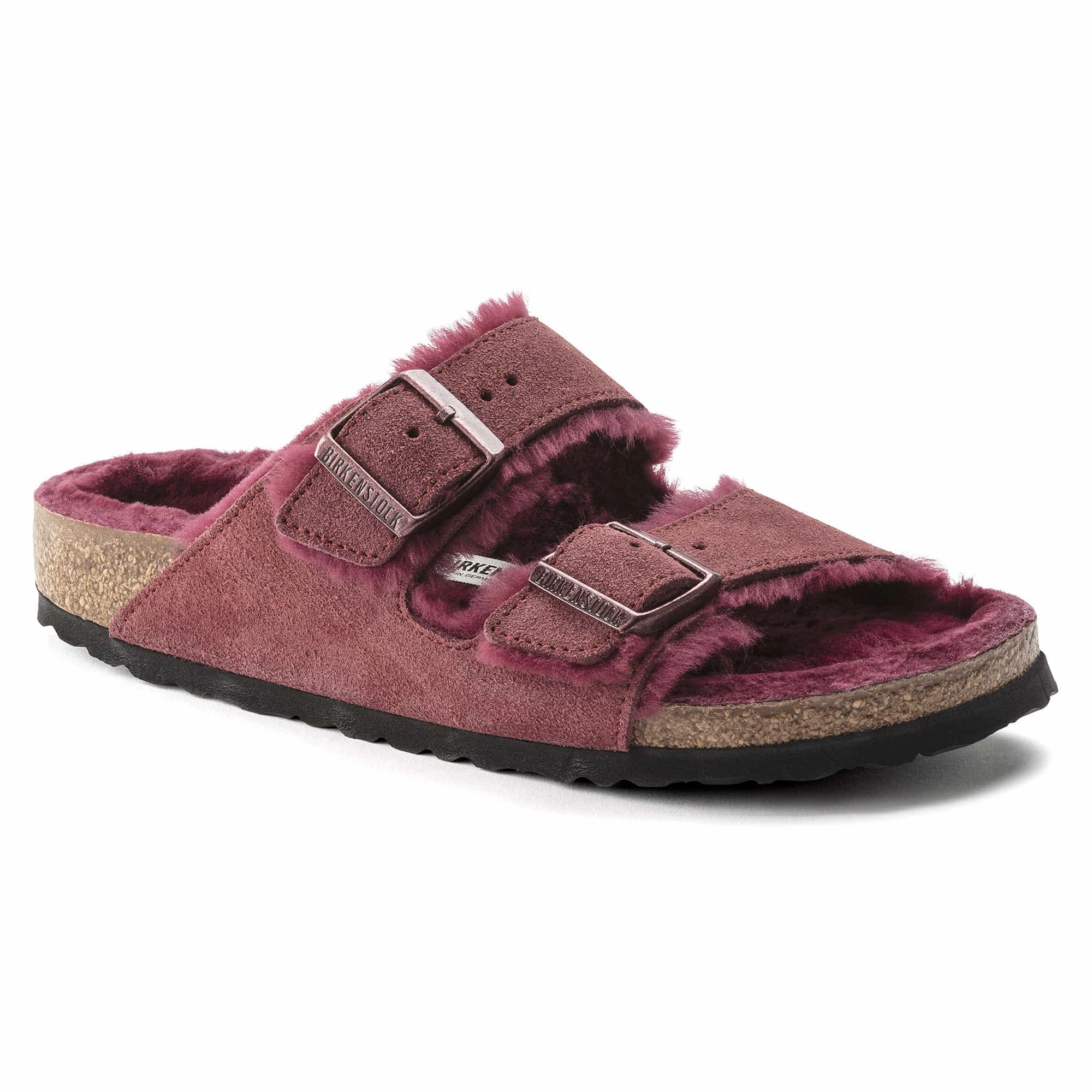 Clogs For Nurses Arizona Shearling Suede Leather