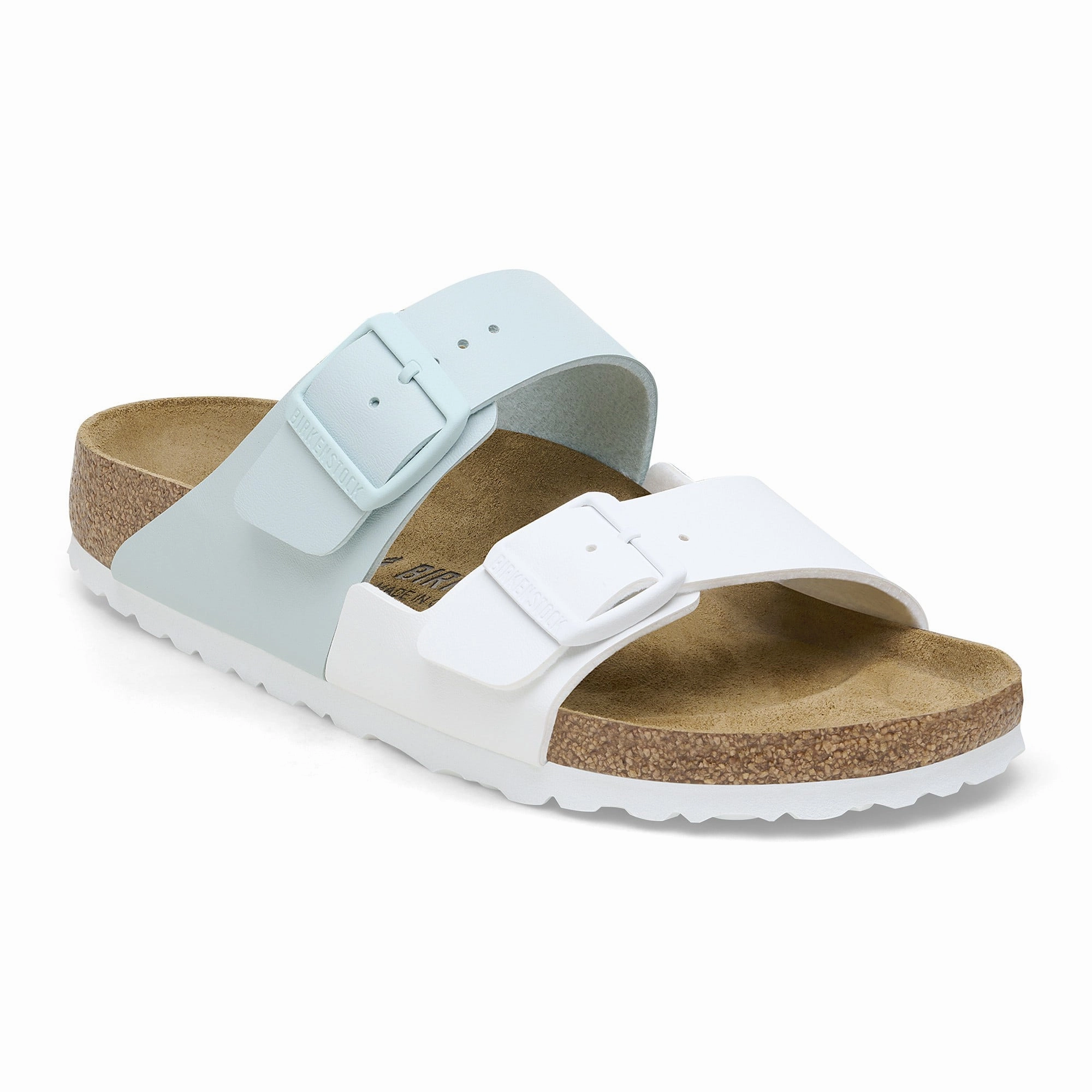 Arizona Split Birko-Flor Clogs With Jeans