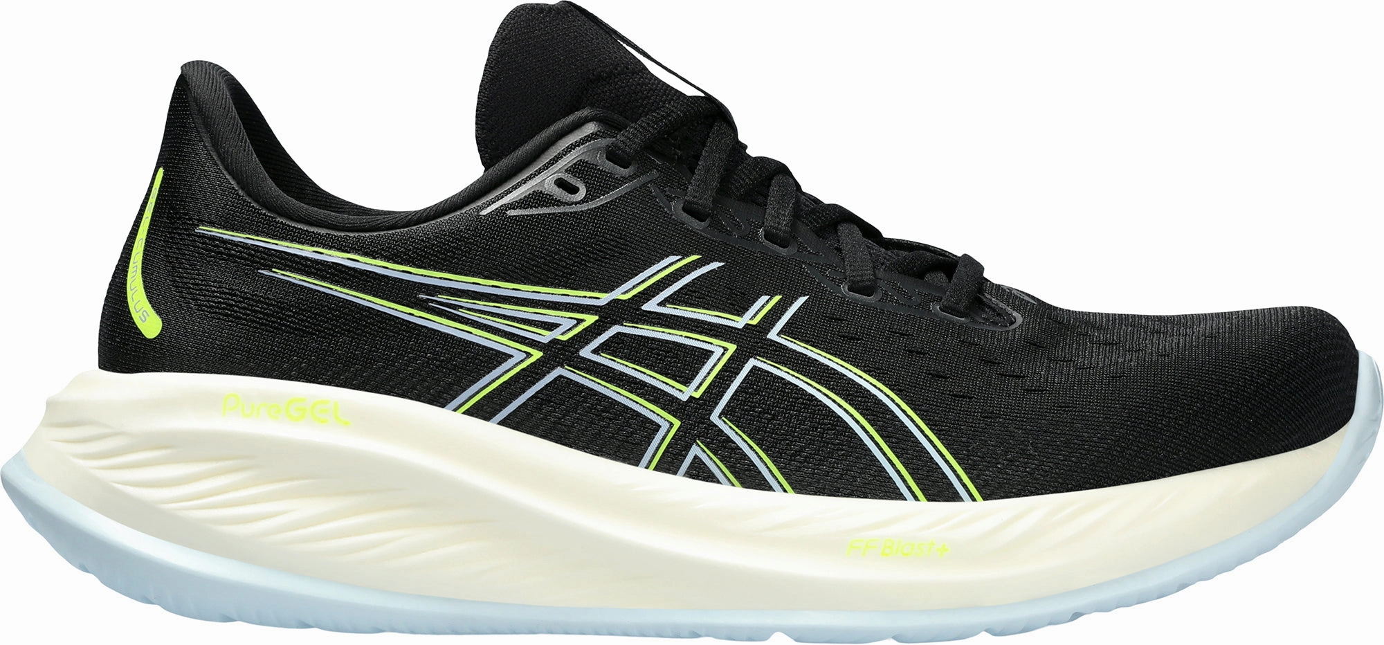 Asics Cumulus 26 Mens Running Shoes - Black Best Asics Shoes For Interval Training