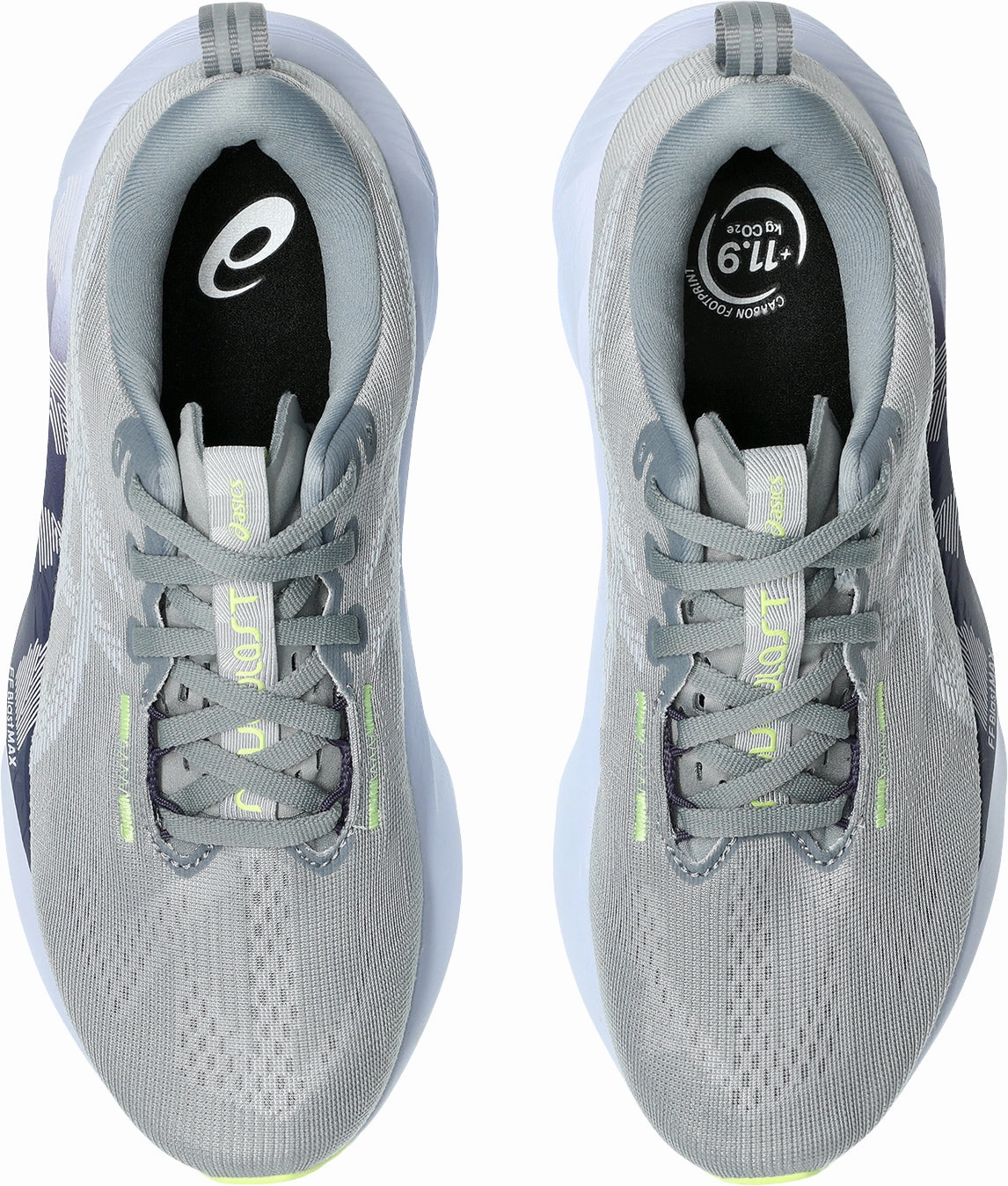 Asics Barefoot Shoes Asics NovaBlast 5 Womens Running Shoes - Grey