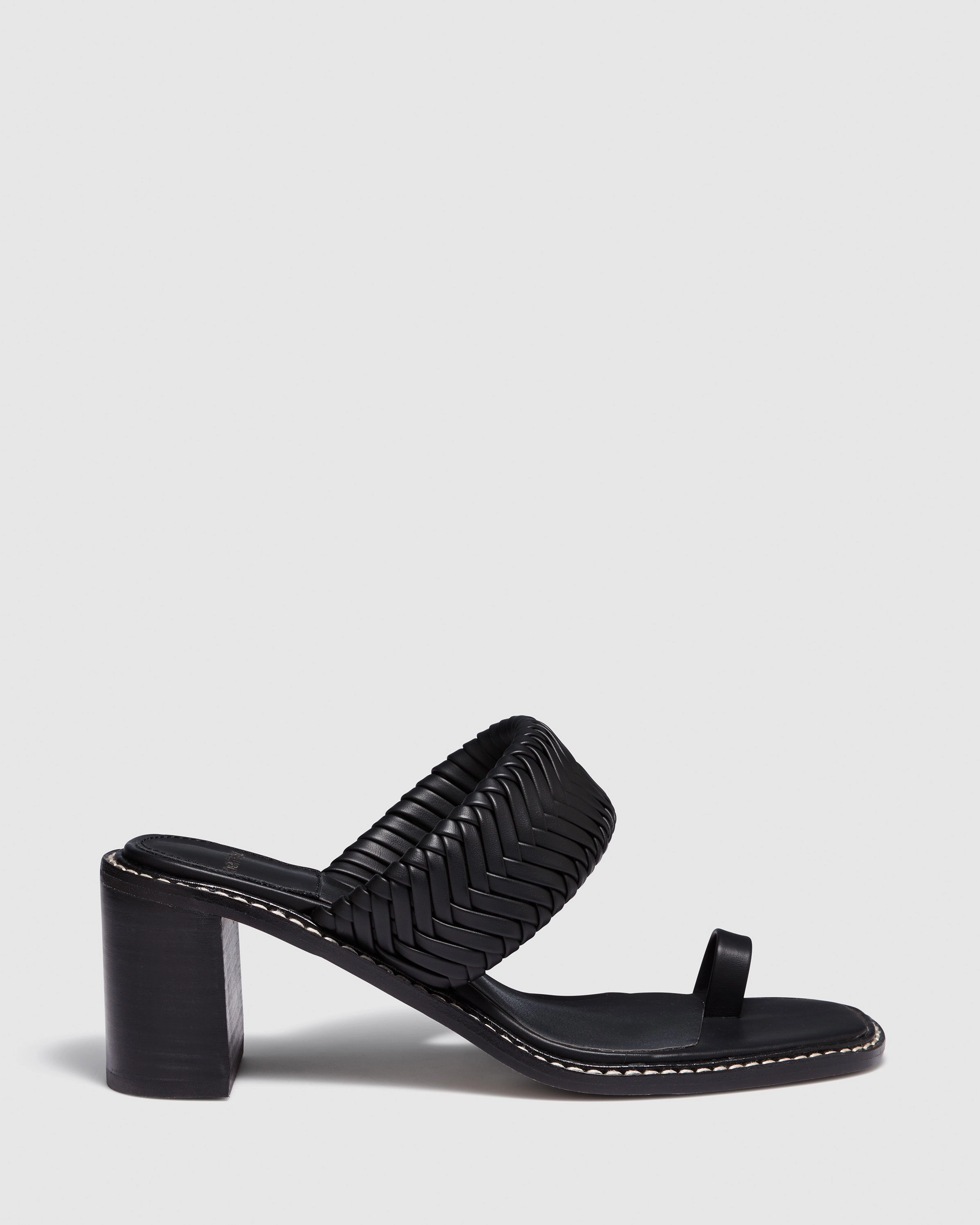 Avery Heels Black High Heels With Strap