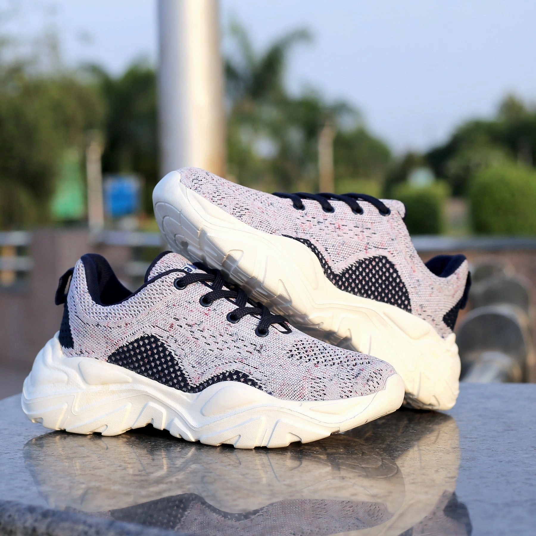 Bacca Bucci Women CHARLOTTE Low-top Platform Chunky Fashion Sneakers My