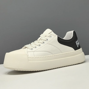 Best Running Shoes For Bad Knees And Flat Feet Men's Fashion Quilted Leather Flat Casual Shoes