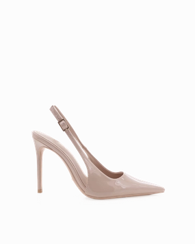 HONORA - CAPPUCCINO PATENT High Heeled Sneaker Boots