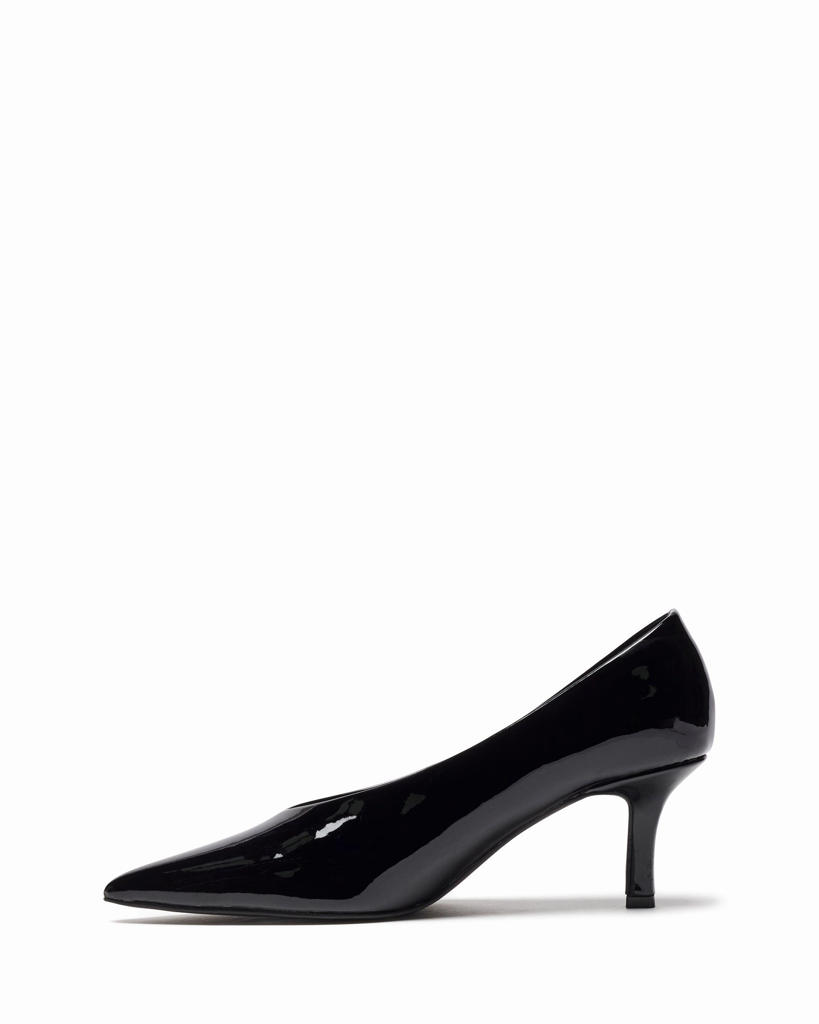 High Heels Plus Size Jordyn Pump Black Patent