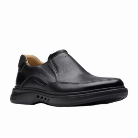 Clarks Men's Un Briley Step Leather Wide Black Jordan Retro I High Og Casual Shoes