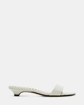 BERRY WHITE High Heeled Suede Ankle Boots