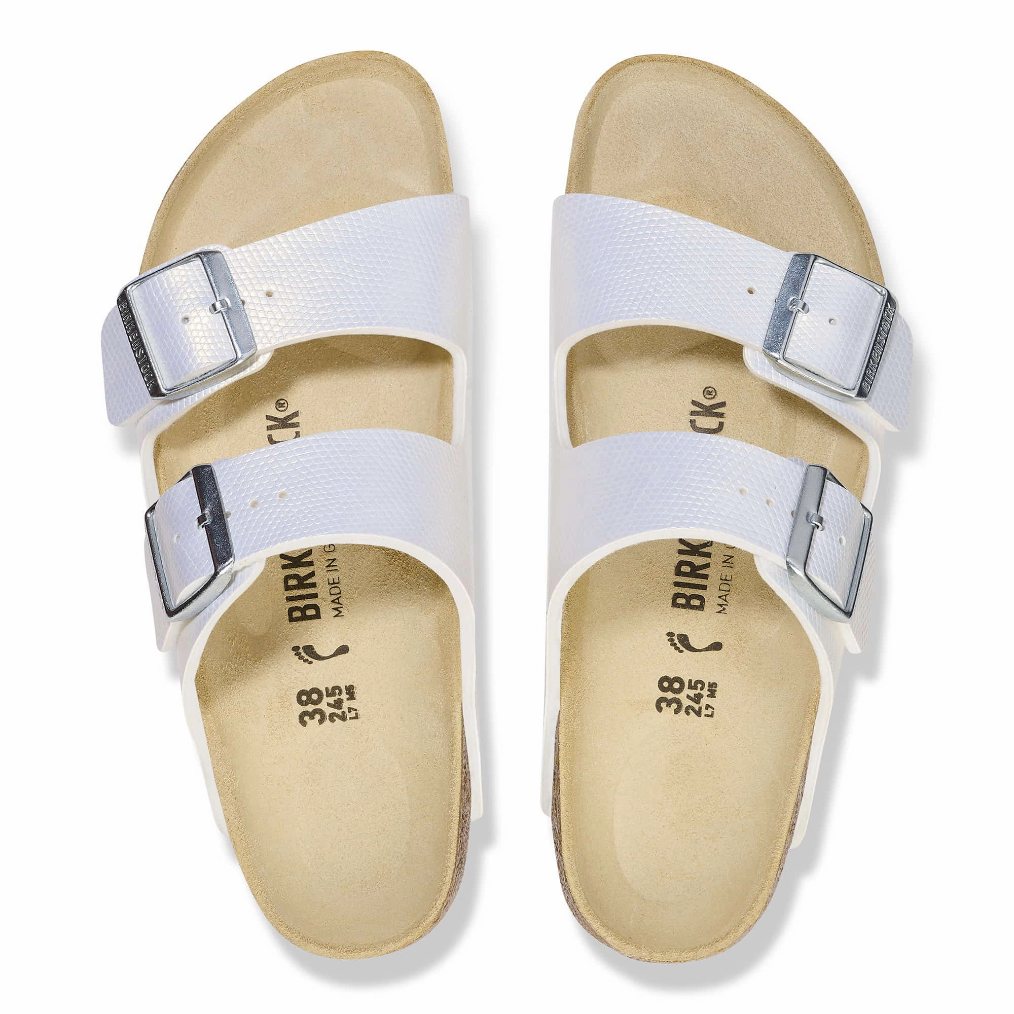 Arizona White Arizona Birko-Flor Embossed