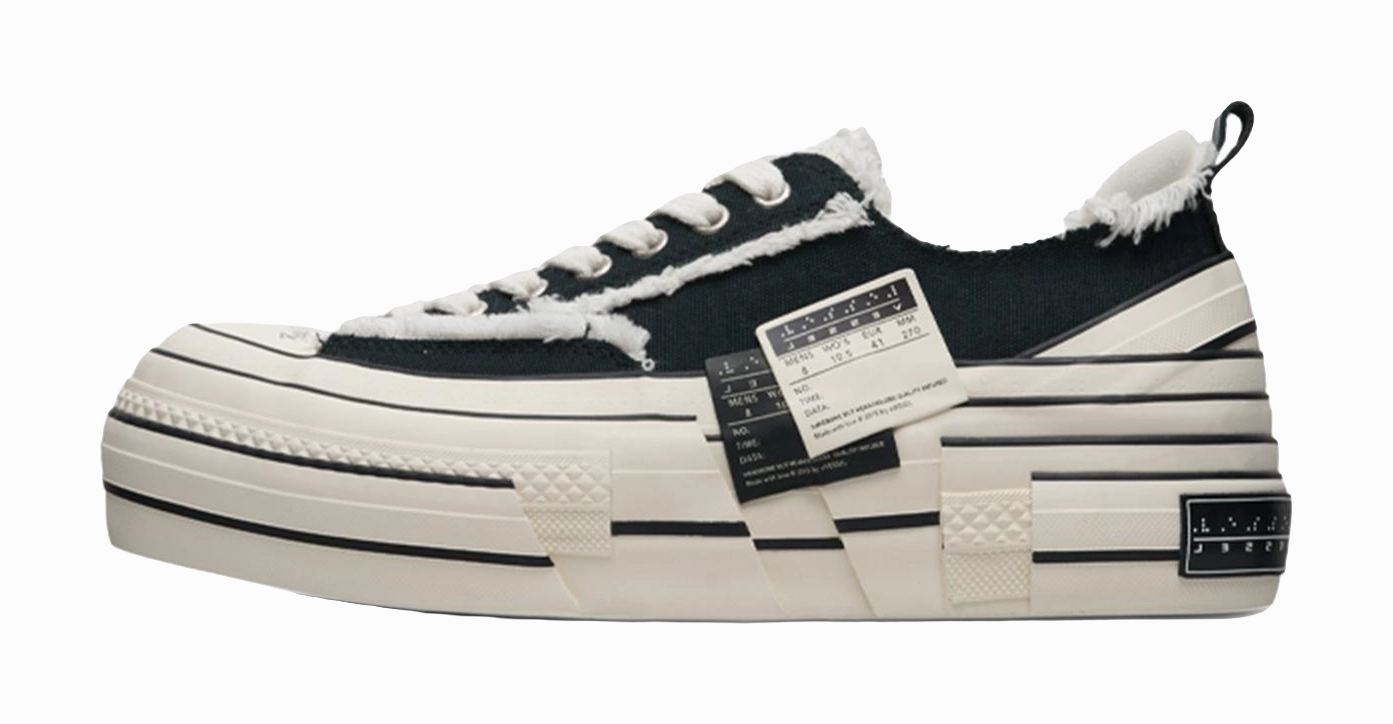 Casual Air Shoes VESSEL Low top Canvas Shoes Unisex Black