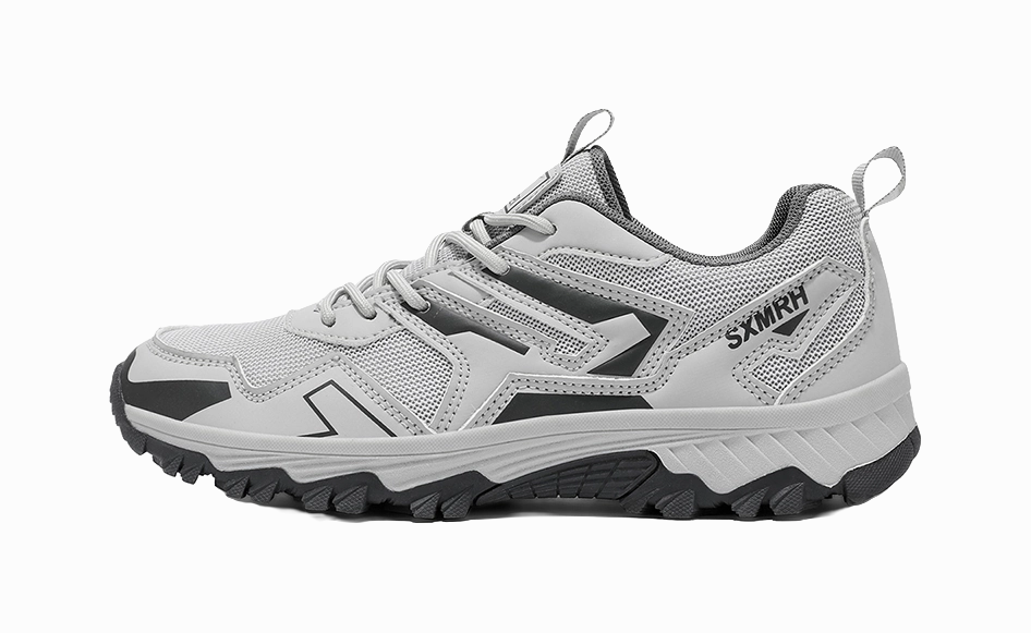 Ugg Waterproof Hiking Boots Binary Cushioning, Lightweight, Breathable, Slip Resistant Low Top Outdoor Shoes Mens Microchip Gray