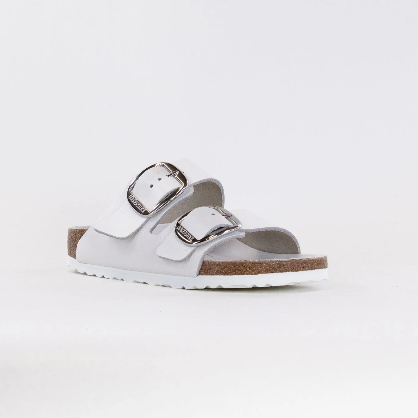 Birkenstock Arizona Big Buckle (Women's) - White Leather Zurich