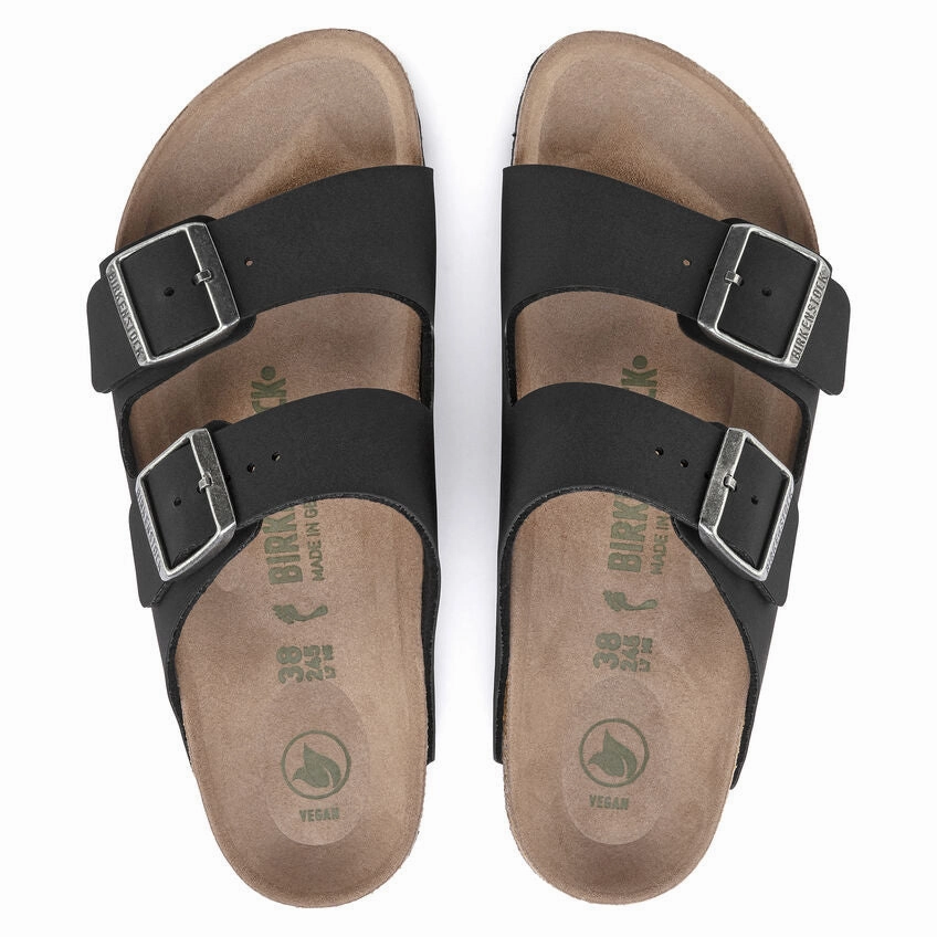 Shoes Similar To Birkenstock Arizona Earthy Vegan Black Narrow 1019057