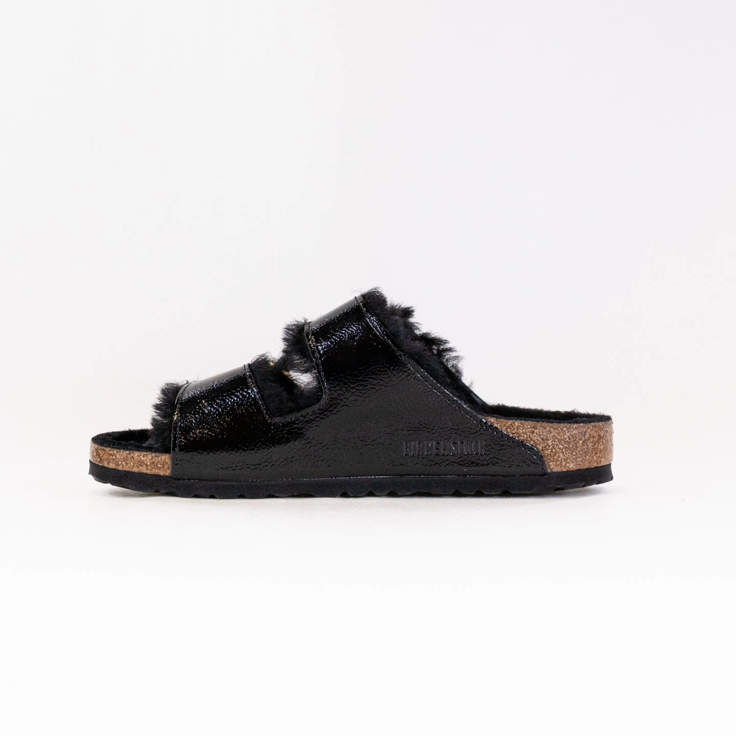 Warehouse Sale Birkenstock Arizona Shearling Eyelets (Women's) - Naplak Black