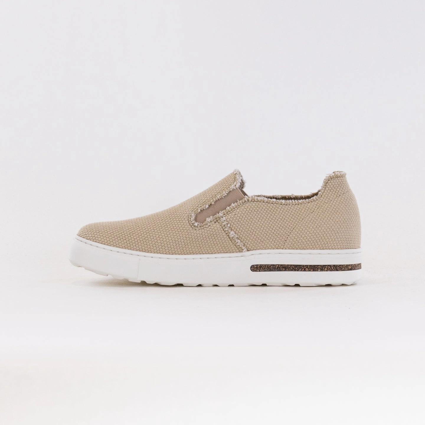 Birkenstock Bend Slip On Deconstructed (Women's) - Sandcastle Canvas Clog Leather