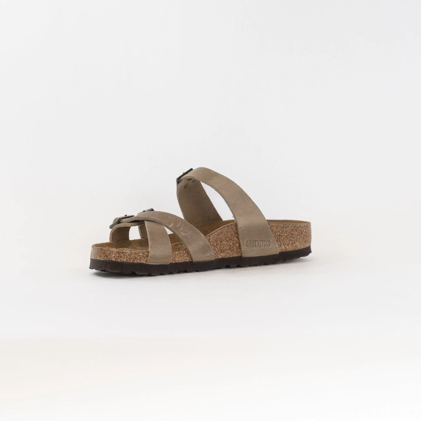 Flor Birkenstock Franca Oiled Leather (Women's) - Tobacco Brown