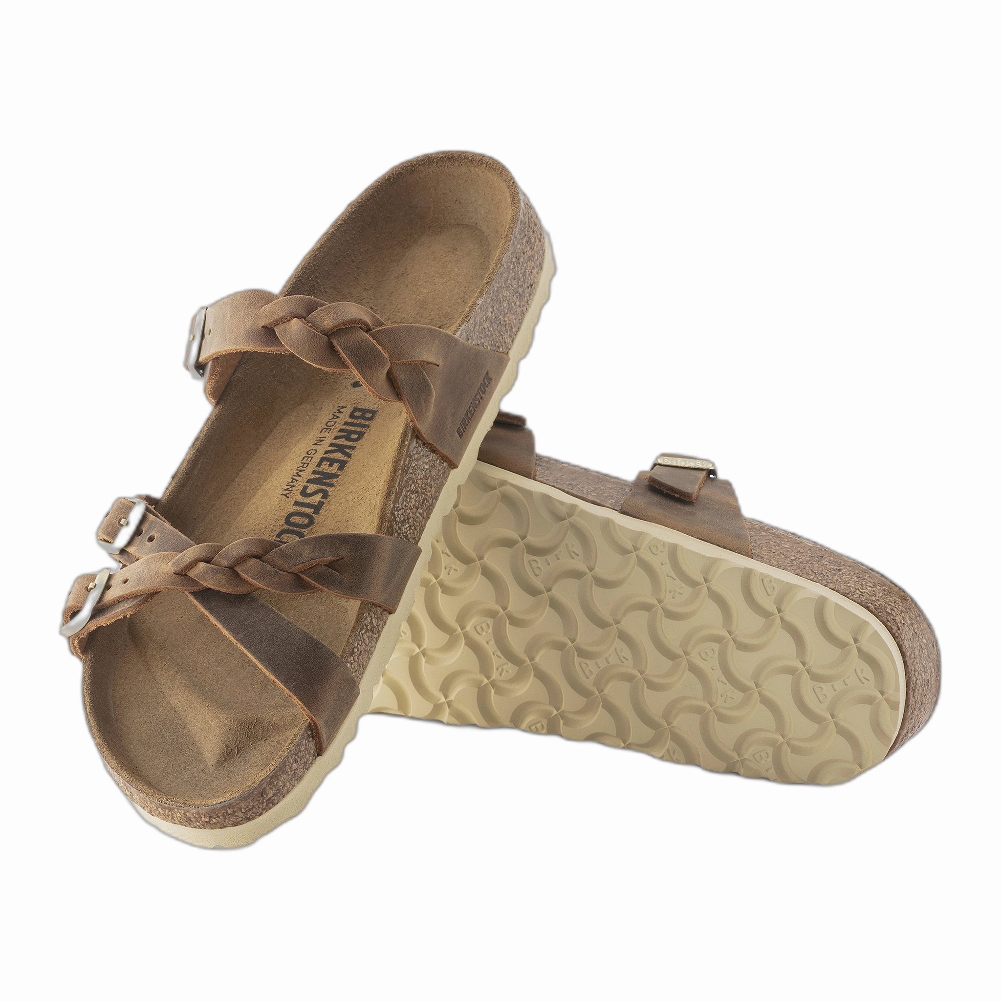 Arizona Bs Birkenstock Franca Braided Oiled Leather